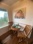 Cozy hidden gem tucked away where the mountains meet the sea.