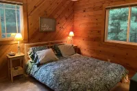 Northwoods lakeside family-friendly cabin.  Amazing sunsets!  Nice sandy beach.