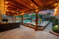 Colorful, Design-Inspired Home with In-Ground Pool Near Cowboys Stadium