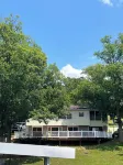 Swimming, private dock, lakefront, large deck, ample parking, bbq,  sleeps 14