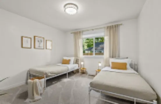 White Guesthouse with a Pool