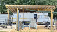 Vintage Restored Glamper - Unique Tiny Home w/ Plunge Pool & Patio