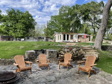 LUX Cabin ON Guadalupe River below Canyon Lake Dam - near Whitewater Music