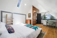 Renovated A-frame with water view