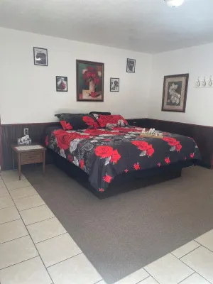 Hogan's Hideout Duplex #20 Jacuzzi Room is a relaxing, cozy room