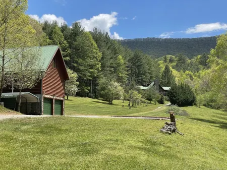 Blue Ridge Mountain East Tennessee Cabin Get-a-Way Pet Friendly Отели в г. Джонсон