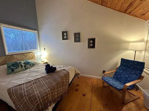 Pet Friendly! Unique open concept home in quiet neighborhood with EV charging.