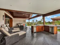 Blue Lagoon - 7 bdr estate with large heated lagoon pool/spa - Mauna Lani resort - Gym
