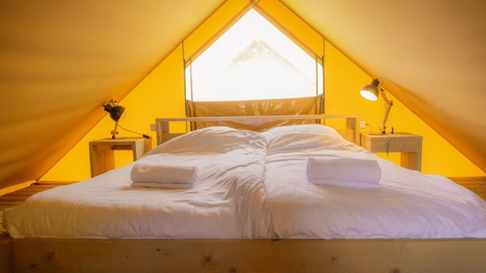 Well Furnished Tent Lodge with Terrace Near Veluwe
