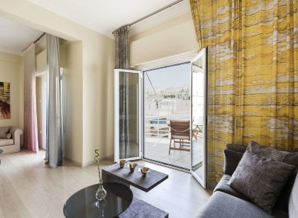 アクロポリスが見える豪華なスイート