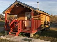 Alaska Log Cabins on the Pond