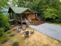 Best Blue Ridge SUNSET VIEW in Brevard! Cabin on 12 acres, Firepit, Dogs Welcome Hotels near Lake Tahoe