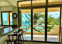 Direct Oceanfront, Corner Balcony Panoramic View of Beach, Half Moon Bay, Akumal
