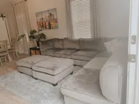 King Bedroom, Outdoor Cabana w/ Bed Swing, Quiet House Minutes to D/T Louisville Hotel a Clark County