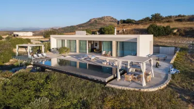 Villa with fantastic view, heated pool Hotels near Mavros Molos