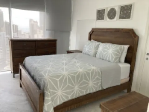 Ocean-view Luxe 2-Bedroom at Magnificent Wanders Yoo, Ave Balboa, Panama City! 鄰近老巴拿馬城的酒店