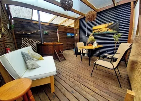 Cabaña Cerca del Centro con Tinaja Отели рядом с достопримечательностью «Mirador chiloé»