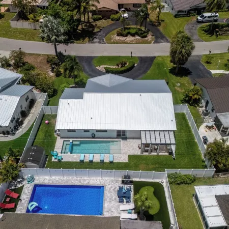 Luxe Coastal Retreat - 4BR w/ Pool, Hot Tub, Arcade & Work Space - 3 mi to beach