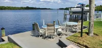 Fun Relaxing Riverfront Destination Home With Activities Hotels in Fort Myers Shores