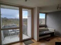 Fitters' apartment Dormagen above the rooftops. Hotels in Dormagen