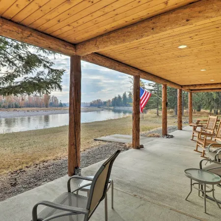 Kalispell Riverfront Home by Glacier National Park