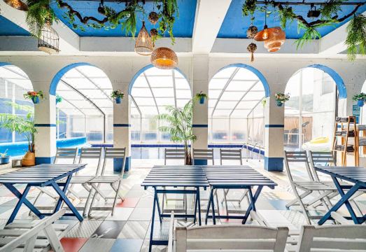 라스블랑카스 정원 및 외관