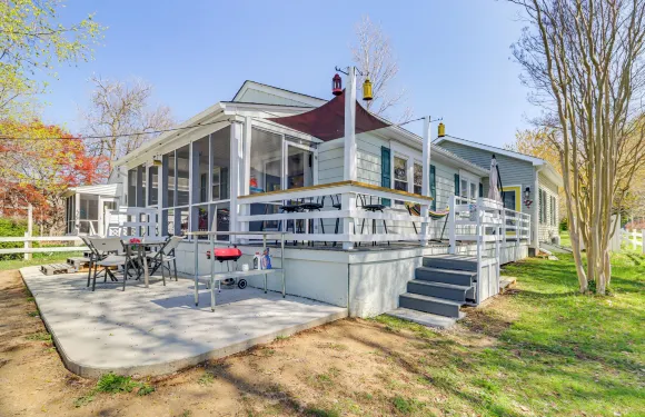 波託馬克河度假屋：步行至碼頭！