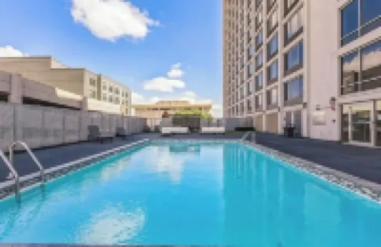 Landing in Downtown Hartford Near Dunkin' Park