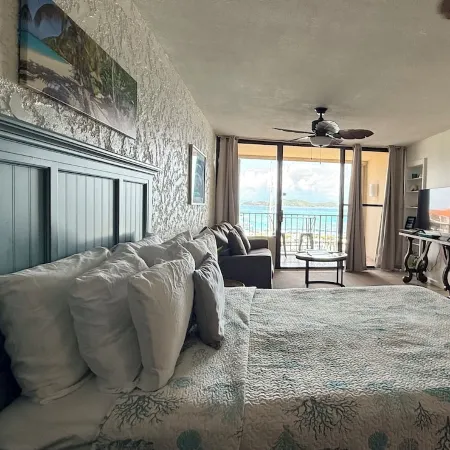 Luxe Oceanfront Escape Steps from Sapphire Beach!
