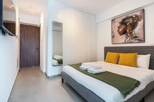 C-Side Deluxe Studios with Balconies in Finikoudes - Apartment