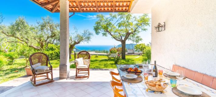 Villa Maria Luisa Vista Mare, Palinuro - Happy Rentals 첸톨라 호텔