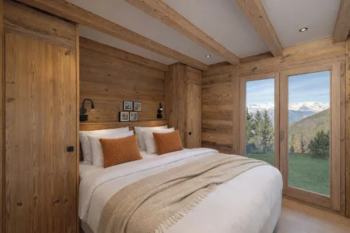 Chalet Montâme - Modern luxury in the Swiss Alps - balcón
