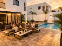 Private Pool Villa 3BR Gated 10 Min Downtown -  Casas de vacaciones