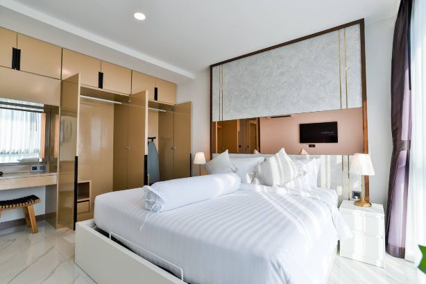 AO503 - 2 Bedroom Serviced Apartment with Sea View and Bathtub at Ao Nang Beach