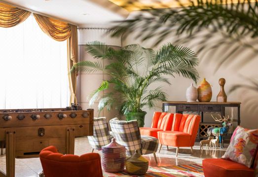 호텔 프랑 로비 라운지 모습