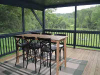 Private Driftless Cabin w/ Hot Tub, Fireplace & Creekside Views Hotels in Freeman