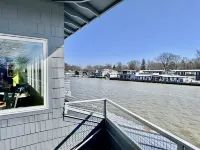 Riverside Retreat with 6 Balconies and Saugatuck Views!