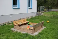 Beachfront apartment w. Terrace, sauna, wallbox, perfect for child+dog, fully fenced Hotels in Zempin