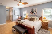 Large Family Home in South Haven - Private Lake Access, Hot Tub, Sunroom & Patio