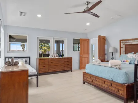 5BR/4.5B Beach House- heated pool, deep water dock, walk to beach!