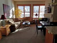 Our studio condo is the closest condo to the Eagle Lift.  Just steps away.