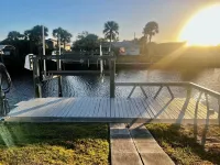 Waterfront 3 bed 2 bath heated saltwater pool home with kayaks and boat dock