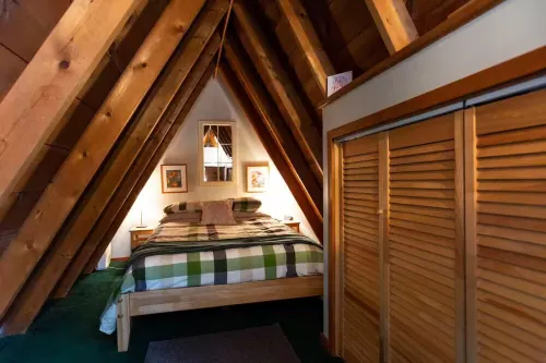 Cozy Chalet at Goat Sanctuary with Water Views