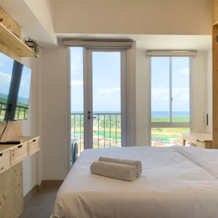 Minimalist Studio Room at Tokyo Riverside Pik 2 Apartment