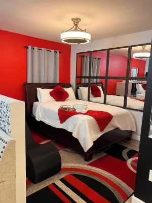 Kick back and relax in this calm, stylish space