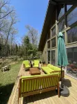Moss Creek Cabin in the woods on Madeline Island