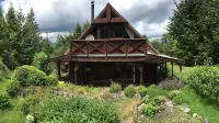 Adorable warm log cabin on a private section ideal for a couple or small family