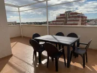3 bedroom penthouse with 30 meter terrace, pool and garage in Roquetas de Mar