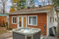 Rarely offered 2 waterfront cottages with 2 hot tubs side by side!