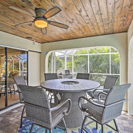Canal Waterfront Home with Private Pool and Dock!